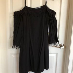 New black mini dress, size M.